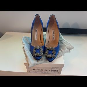 Manolo Blahnik Hangisi Shoes in Size 6.5